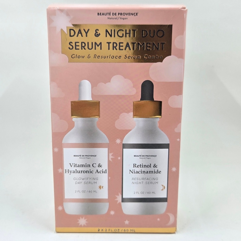 Beaute De Provence Day & Night Duo Serum Treatment 2 x 2 FL OZ